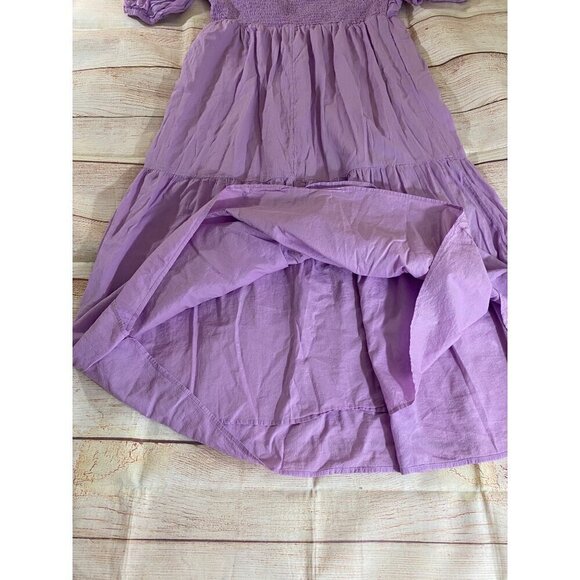 Universal Thread Women's Lavender Puff Sleeve Cold Shoulder Maxi Dress - XL - Picture 14 of 14